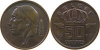 BELGIUM 50 CENTIMES BAUDOUIN I. (1951-1993) -