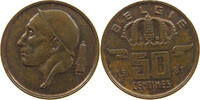 BELGIUM 50 CENTIMES BAUDOUIN I. (1951-1993) -