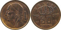 BELGIUM 50 CENTIMES BAUDOUIN I. (1951-1993) -