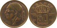 BELGIUM 50 CENTIMES BAUDOUIN I. (1951-1993) -