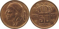 BELGIUM 50 CENTIMES BAUDOUIN I. (1951-1993) -