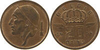 BELGIUM 50 CENTIMES BAUDOUIN I. (1951-1993) -