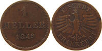 FRANKFURT 1 HELLER 1849 S 7,00 EUR  + 5,99 EUR frais d'envoi