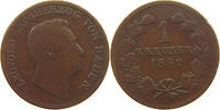 BADEN DURLACH 1 KREUZER Leopold (1830-1852) -