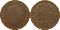 BADEN DURLACH 1 KREUZER Leopold (1830-1852) -