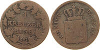 BAYERN 1 KREUZER Maximilian II. Joseph (1848-1864) -