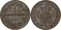 BAYERN 1 KREUZER Maximilian II. Joseph (1848-1864) -