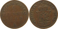 SCHWARZBURG SONDERSHAUSEN 1 PFENNIG 1846 Günther Friedrich Karl II. 1835... 6,00 EUR  + 5,99 EUR frais d'envoi