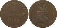 SACHSEN MEININGEN 1 PFENNIG Georg II. (1866-1914) -