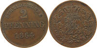 BAYERN 2 PFENNIG Ludwig II. (1864-1886) -