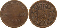BAYERN 2 PFENNIG Ludwig II. (1864-1886) -