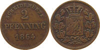 BAYERN 2 PFENNIG Ludwig II. (1864-1886) -