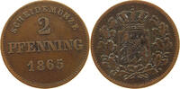 BAYERN 2 PFENNIG Ludwig II. (1864-1886) -