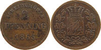 BAYERN 2 PFENNIG Ludwig II. (1864-1886) -