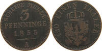 BRANDENBURG PREUSSEN 3 PFENNIG Friedrich Wilhelm IV. (1840-1861) -