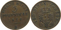 BRANDENBURG PREUSSEN 3 PFENNIG Wilhelm I. (1861-1888) -