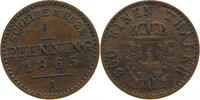 BRANDENBURG PREUSSEN PFENNIG Wilhelm I. (1861-1888) -