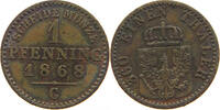 BRANDENBURG PREUSSEN PFENNIG Wilhelm I. (1861-1888) -