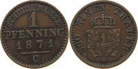 BRANDENBURG PREUSSEN PFENNIG Wilhelm I. (1861-1888) -