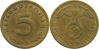 DRITTES REICH 5 REICHSPFENNIG 1938 G SS 6,00 EUR  + 5,99 EUR frais d'envoi