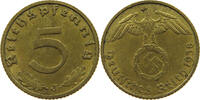 DRITTES REICH 5 REICHSPFENNIG 1938 J SS 6,00 EUR  + 5,99 EUR frais d'envoi