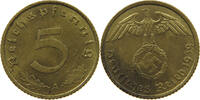 DRITTES REICH 5 REICHSPFENNIG 1939 A SS 6,00 EUR  + 5,99 EUR frais d'envoi