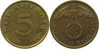 DRITTES REICH 5 REICHSPFENNIG 1939 A SS 6,00 EUR  + 5,99 EUR frais d'envoi