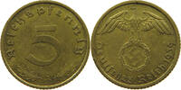 DRITTES REICH 5 REICHSPFENNIG 1939 A SS 6,00 EUR  + 5,99 EUR frais d'envoi