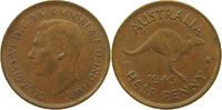 AUSTRALIA 1/2 PENNY 1945 GEORGE VI. (1936-1952) SS 6,00 EUR  + 5,99 EUR frais d'envoi