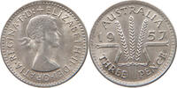 AUSTRALIA THREEPENCE ELIZABETH II. (1952-2022) -