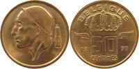 BELGIUM 50 CENTIMES BAUDOUIN I. (1951-1993) -