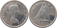 CANADA 10 CENTS ELIZABETH II. (1952-2022) -