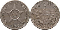 CUBA 5 CENTAVOS 1946 SS 5,00 EUR  + 5,99 EUR frais d'envoi