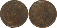 ITALY 2 CENTESIMI VITTORIO EMANUELE II. (1861-1878) -