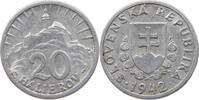 SLOVAKIA 20 HALIEROV 1942 SS 5,00 EUR  + 5,99 EUR frais d'envoi