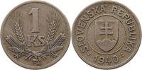 SLOVAKIA KORUNA 1940 SS 5,00 EUR  + 5,99 EUR frais d'envoi