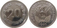 ECUADOR 20 CENTAVOS 1980 UNC 9,00 EUR  + 5,99 EUR frais d'envoi