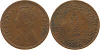 INDIA BRITISH 1/12 ANNA VICTORIA (1837-1901) -