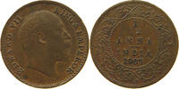 INDIA BRITISH 1/12 ANNA EDWARD VII. (1901 - 1910) -