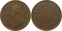 INDIA BRITISH 1/4 ANNA 1920 GEORGE V. (1910-1936) SS- 5,00 EUR  + 5,99 EUR frais d'envoi
