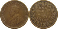 INDIA BRITISH 1/4 ANNA 1929 GEORGE V. (1910-1936) S 5,00 EUR  + 5,99 EUR frais d'envoi