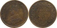INDIA BRITISH 1/4 ANNA 1933 GEORGE V. (1910-1936) SS- 5,00 EUR  + 5,99 EUR frais d'envoi