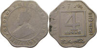INDIA BRITISH 4 ANNAS GEORGE V. (1910-1936) -