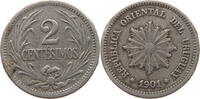 URUGUAY 2 CENTESIMOS 1901 S 5,00 EUR  + 5,99 EUR frais d'envoi