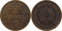 URUGUAY 2 CENTESIMOS 1949 S 5,00 EUR  + 5,99 EUR frais d'envoi