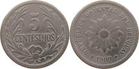 URUGUAY 5 CENTESIMOS 1909 SS- 4,00 EUR  + 5,99 EUR frais d'envoi