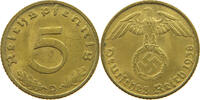 DRITTES REICH 5 REICHSPFENNIG 1938 D SS 6,00 EUR  + 5,99 EUR frais d'envoi