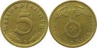 DRITTES REICH 5 REICHSPFENNIG 1938 G SS 6,00 EUR  + 5,99 EUR frais d'envoi