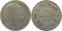 DENMARK 16 SKILLING FREDERIK VII. (1848-1863) -