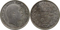 GREAT BRITAIN 3 PENCE 1906 EDWARD VII. (1901 - 1910) SS 12,00 EUR  + 5,99 EUR frais d'envoi